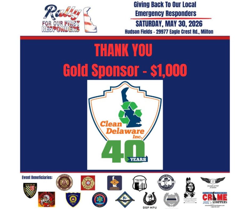 THANK YOU CLEAN DELAWARE FOR YOUR CONTINUED SUPPORT!